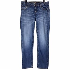 KUT FROM THE KLOTH Jeans Bootcut Boyfriend Whiskered Flap Pockets Denim Size 2